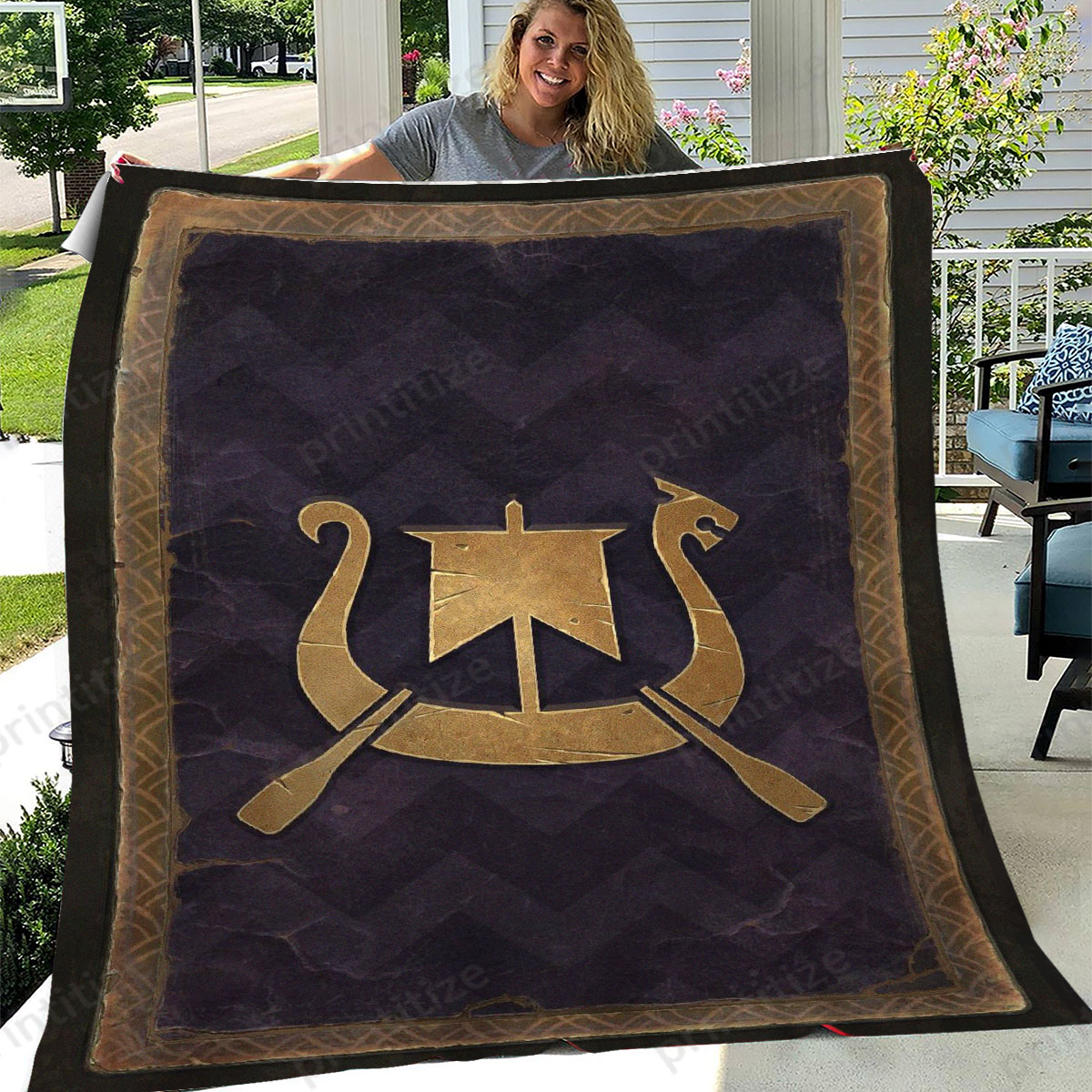 Gwent The Ship Fleece Blanket