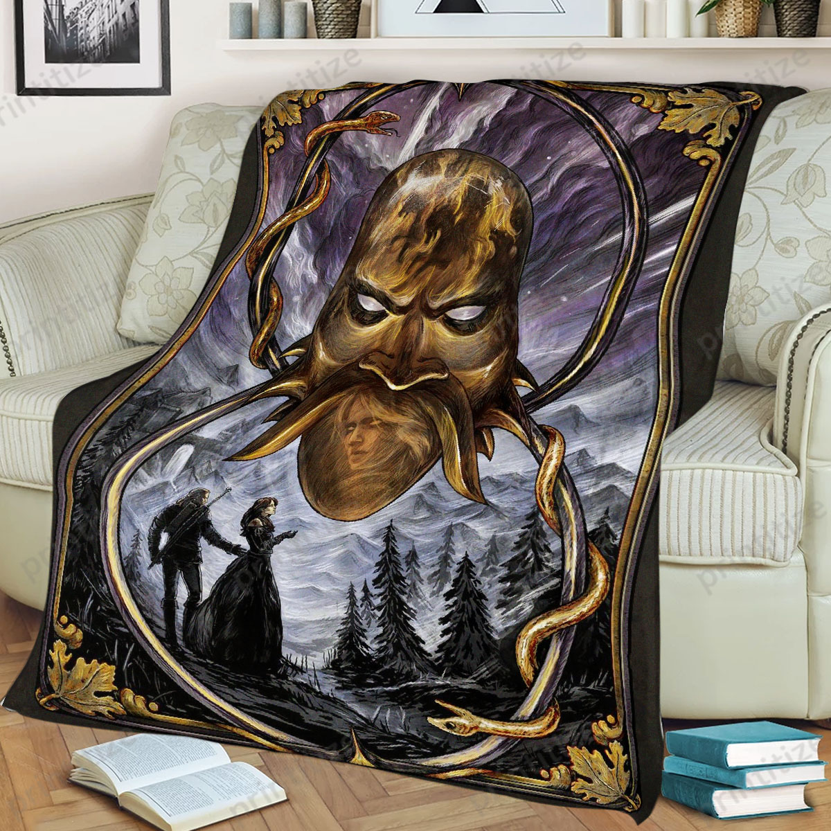 Gwent Uroboros Fleece Blanket