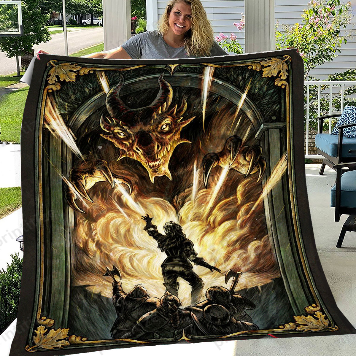 Gwent Yennefer Encounter Fleece Blanket