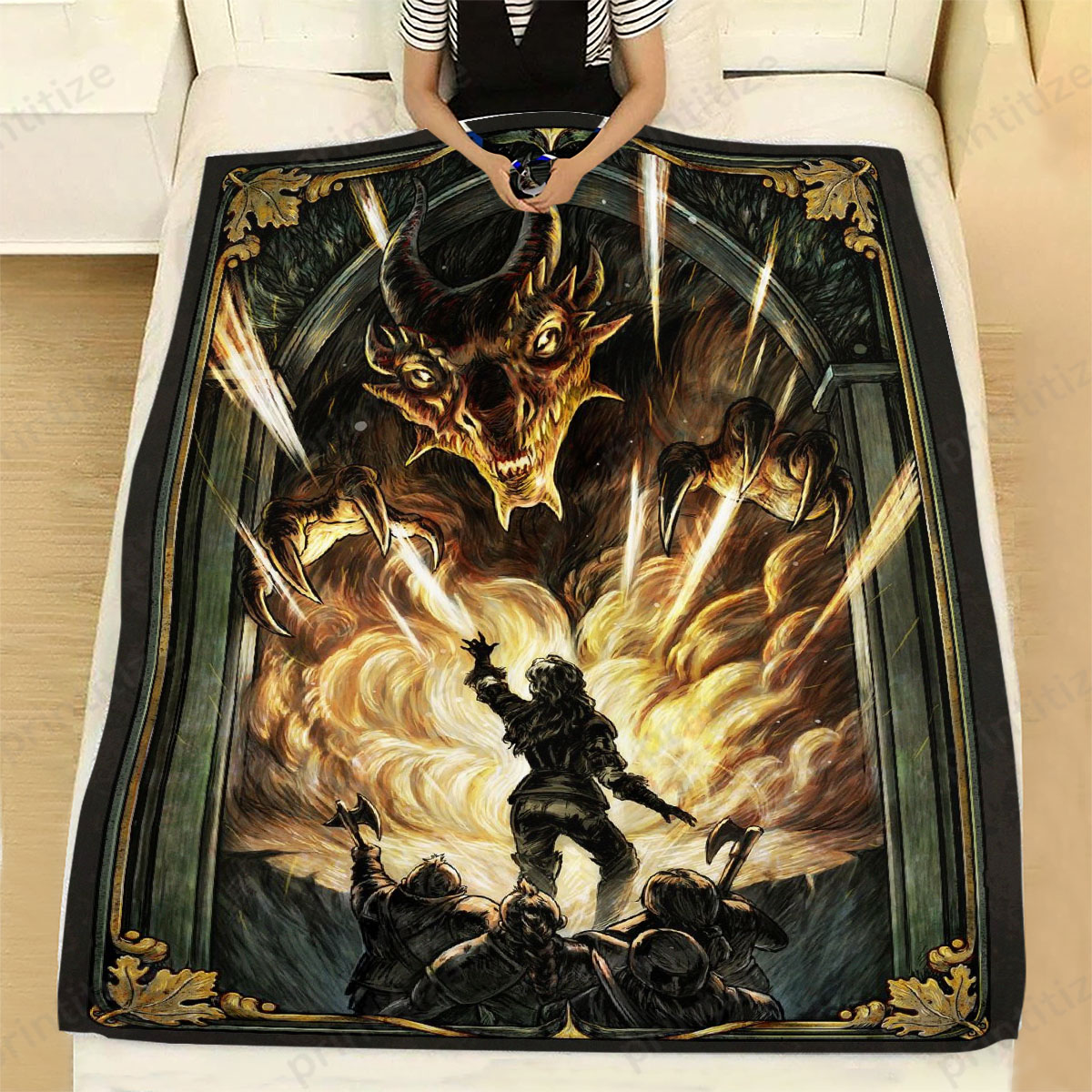 Gwent Yennefer Encounter Fleece Blanket