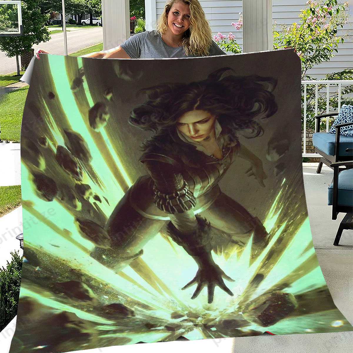 Gwent Yennefer The Summoner Fleece Blanket