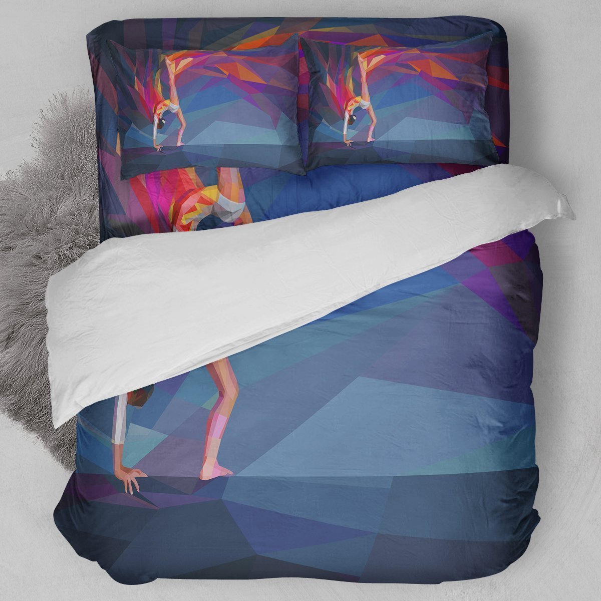 Gymnastics Abstract A Duvet Cover Bedding Set