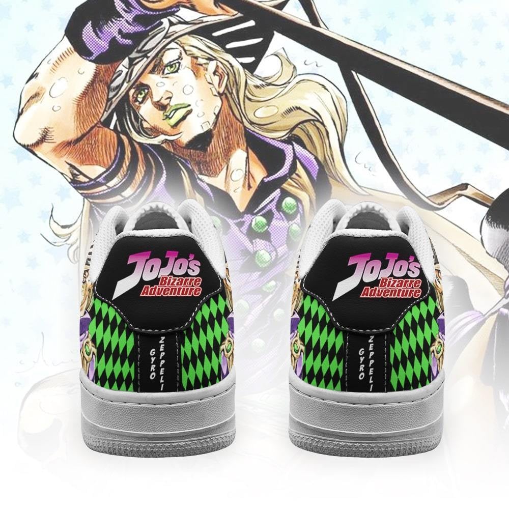 Gyro Zeppeli Sneakers Custom JoJo’s Anime Shoes Fan Gift Idea