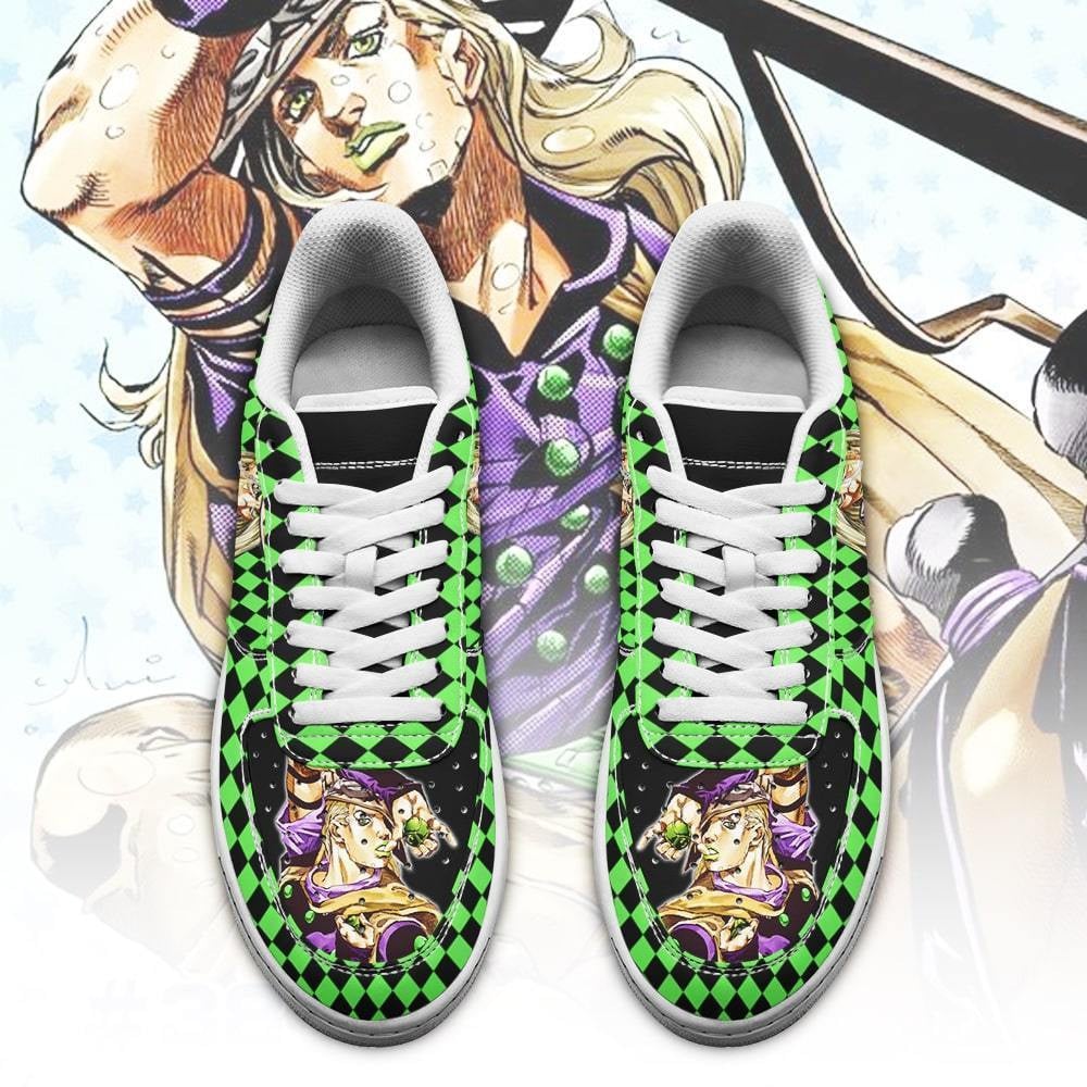 Gyro Zeppeli Sneakers Custom JoJo’s Anime Shoes Fan Gift Idea