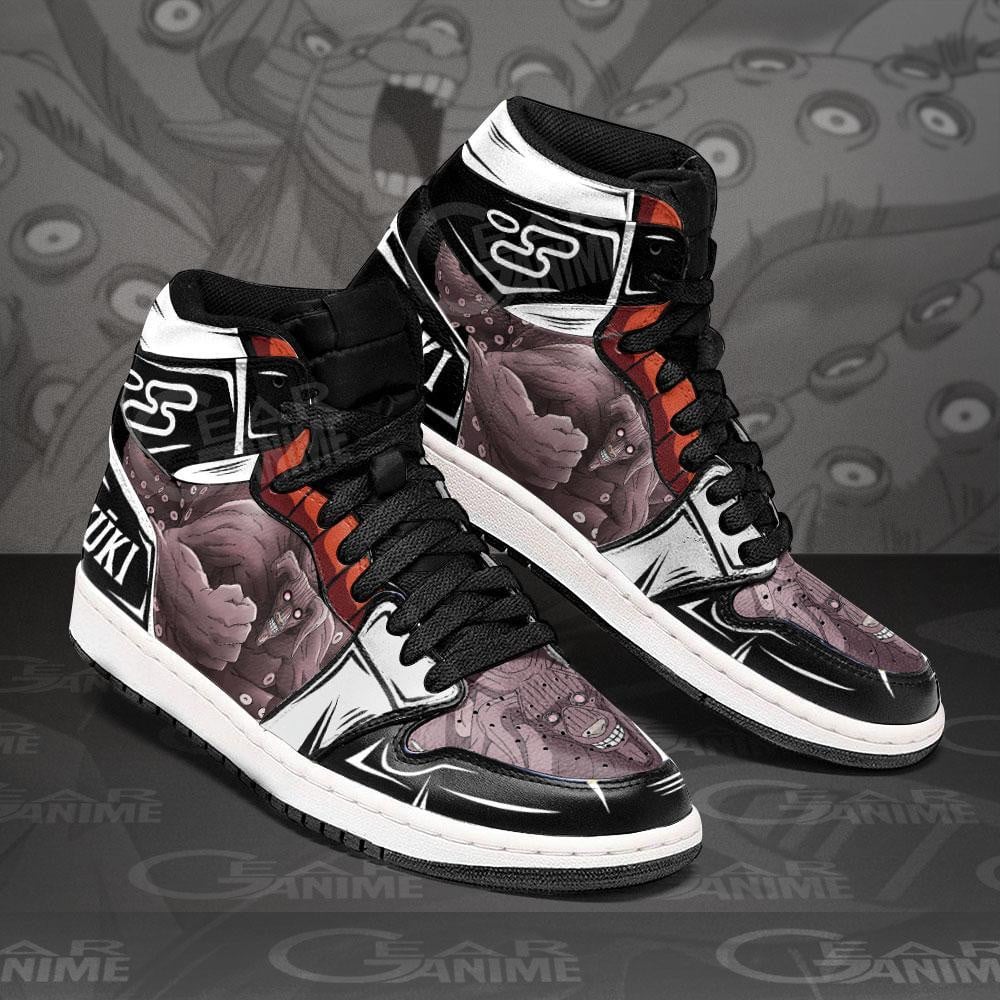 Gyuki Eight-Tails Beast JD1s Sneakers Anime Shoes, Air Jordan Hightop