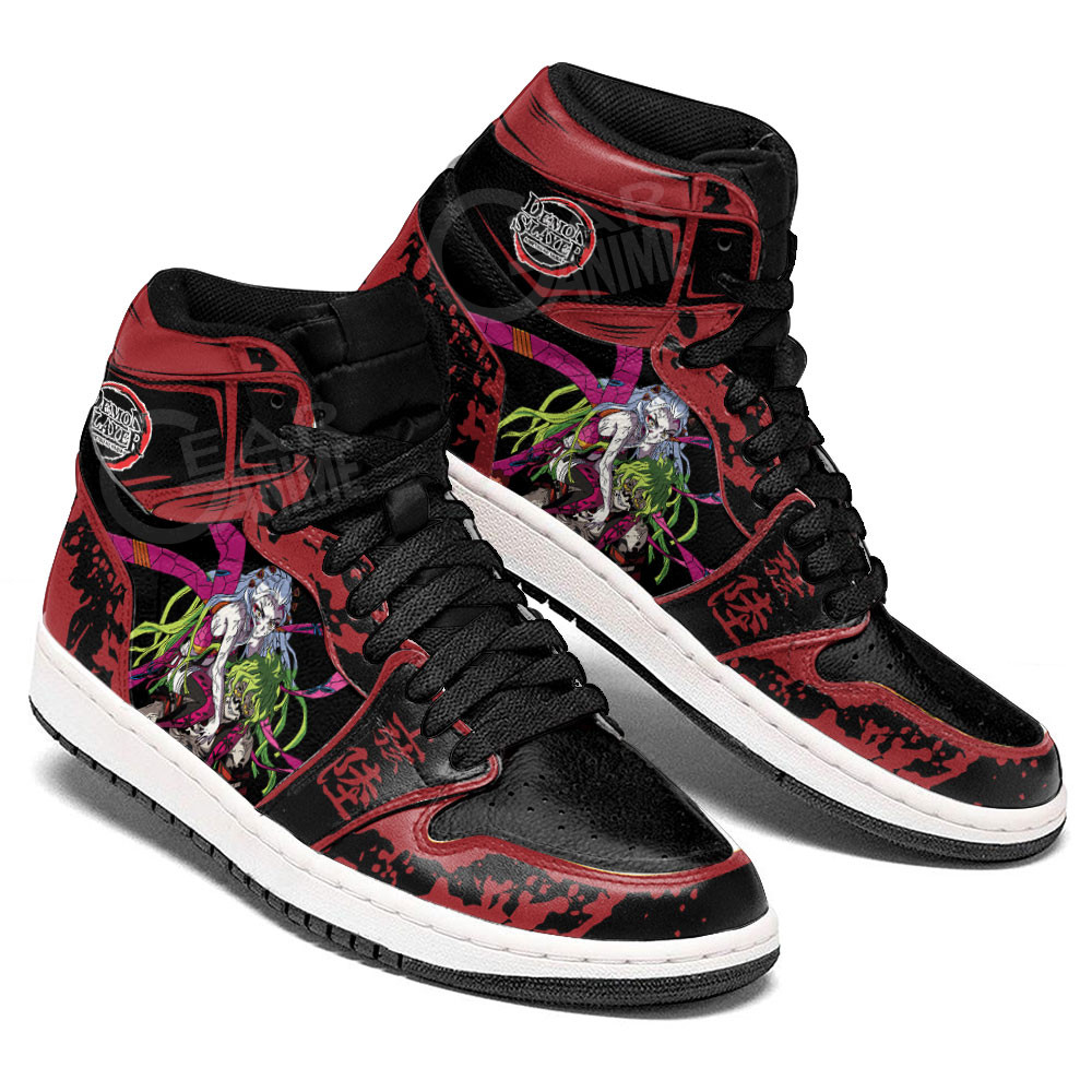 Gyutaro and Daki JD1s Sneakers Demon Slayer Anime Shoes, Air Jordan Hightop