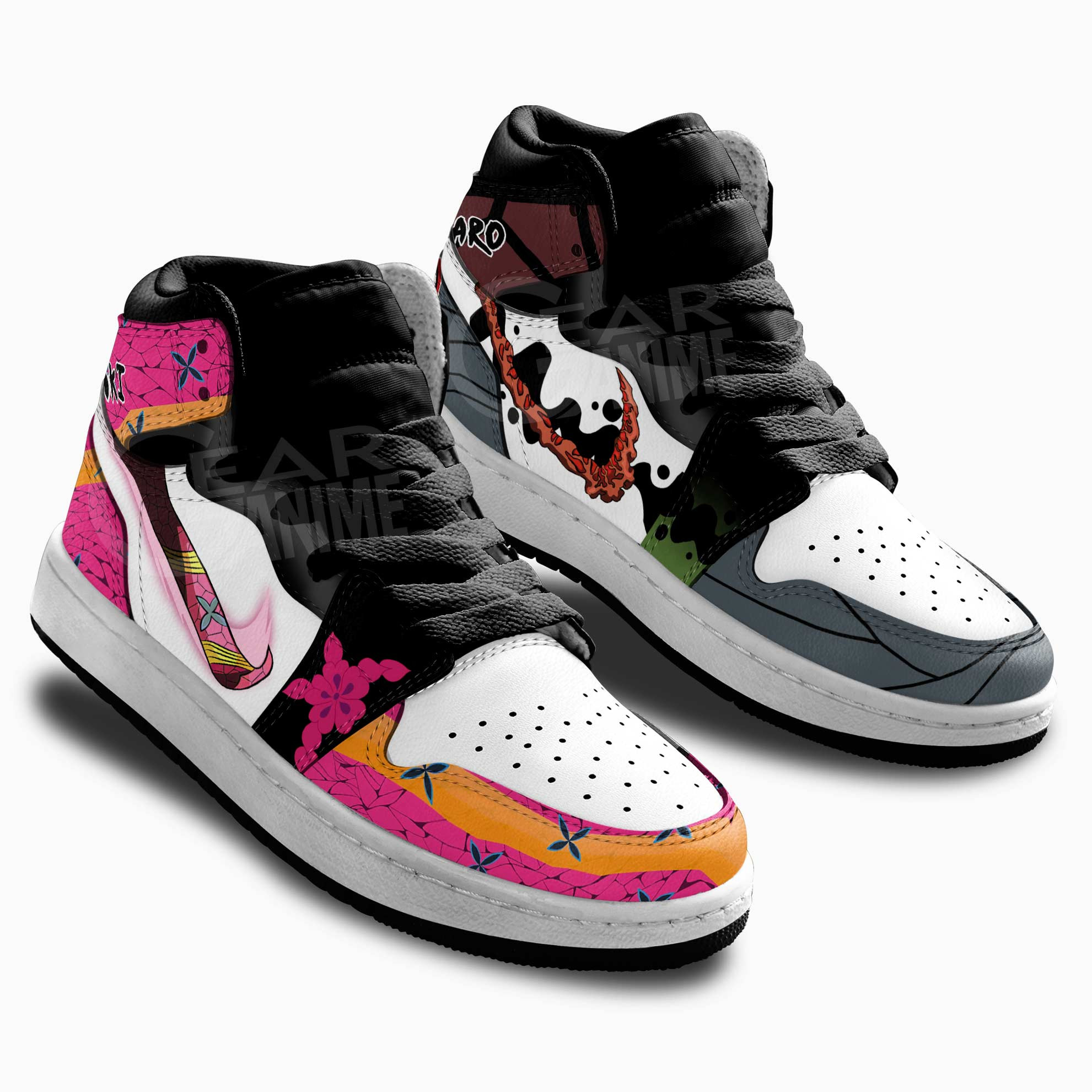 Gyutaro and Daki Skills Kids Sneakers Demon Slayer Anime Shoes For Kids
