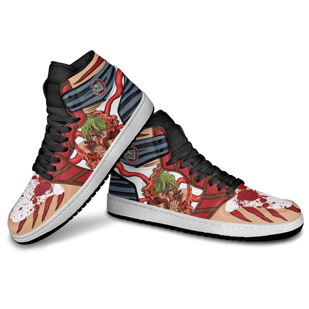Gyutaro JD1s Sneakers Demon Slayer Anime Shoes, Air Jordan Hightop
