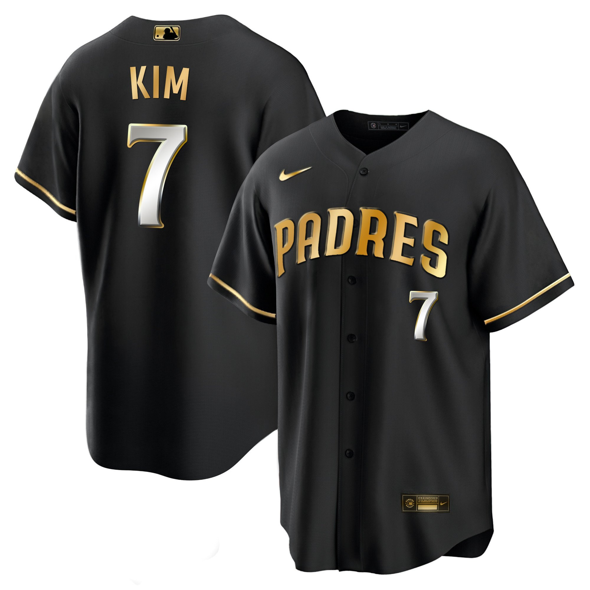 Ha-Seong Kim Men's San Diego Padres Black Limited Cool Black Limited Jersey - All Stitched