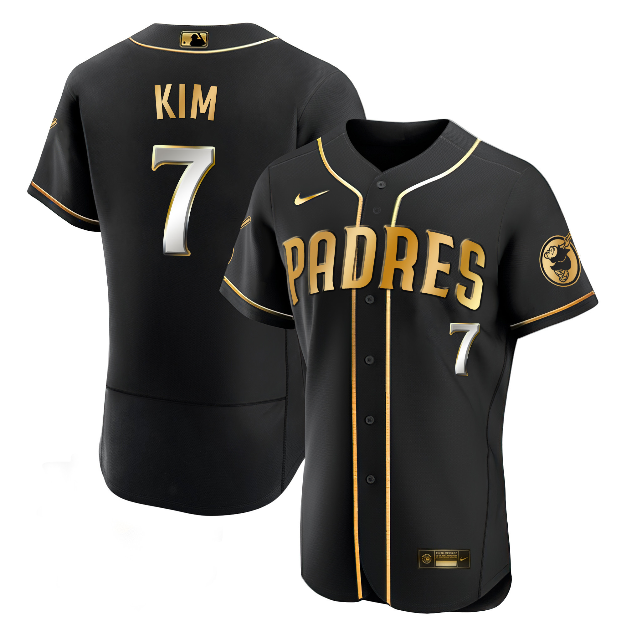 Ha-Seong Kim Men's San Diego Padres Black Limited Flex Black Limited Jersey - All Stitched