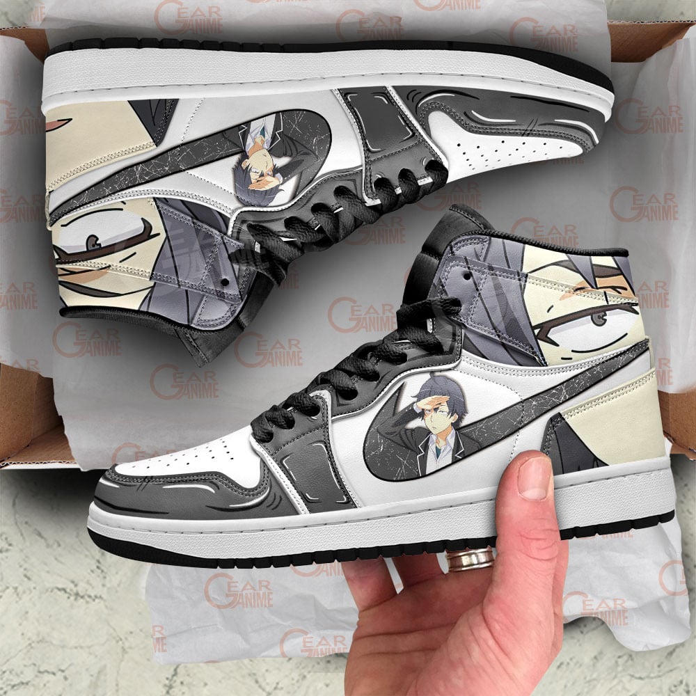 Hachiman Hikigaya JD1s Sneakers OreGairu Anime Shoes, Air Jordan Hightop