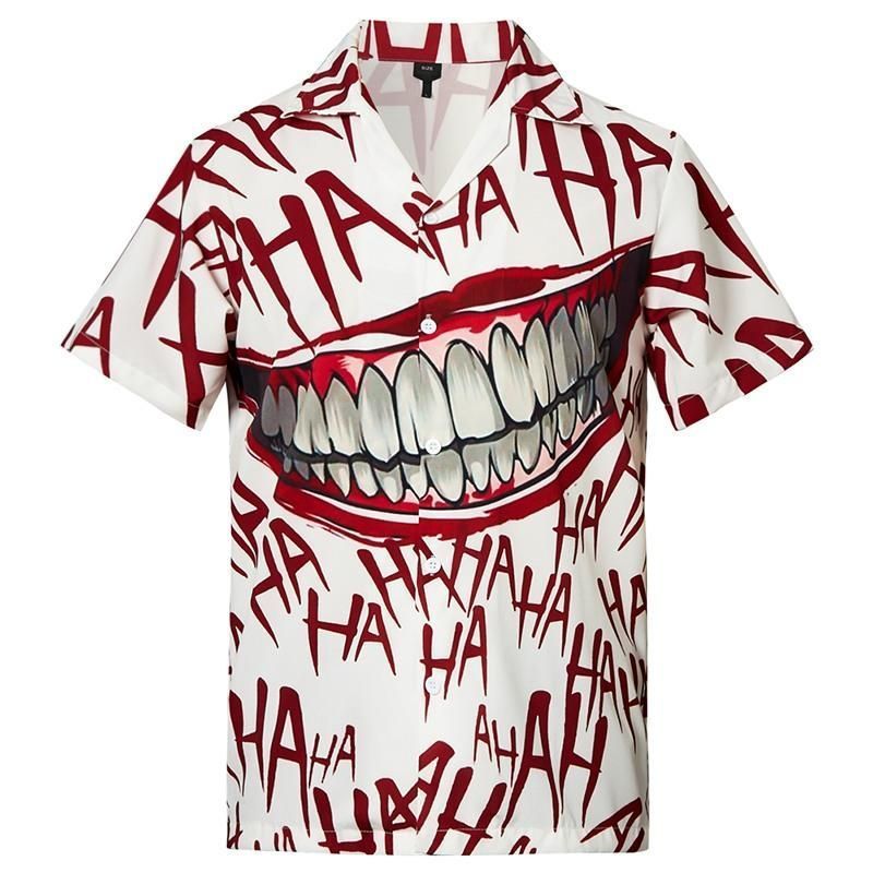 Haha Joker Smile Aloha shirts