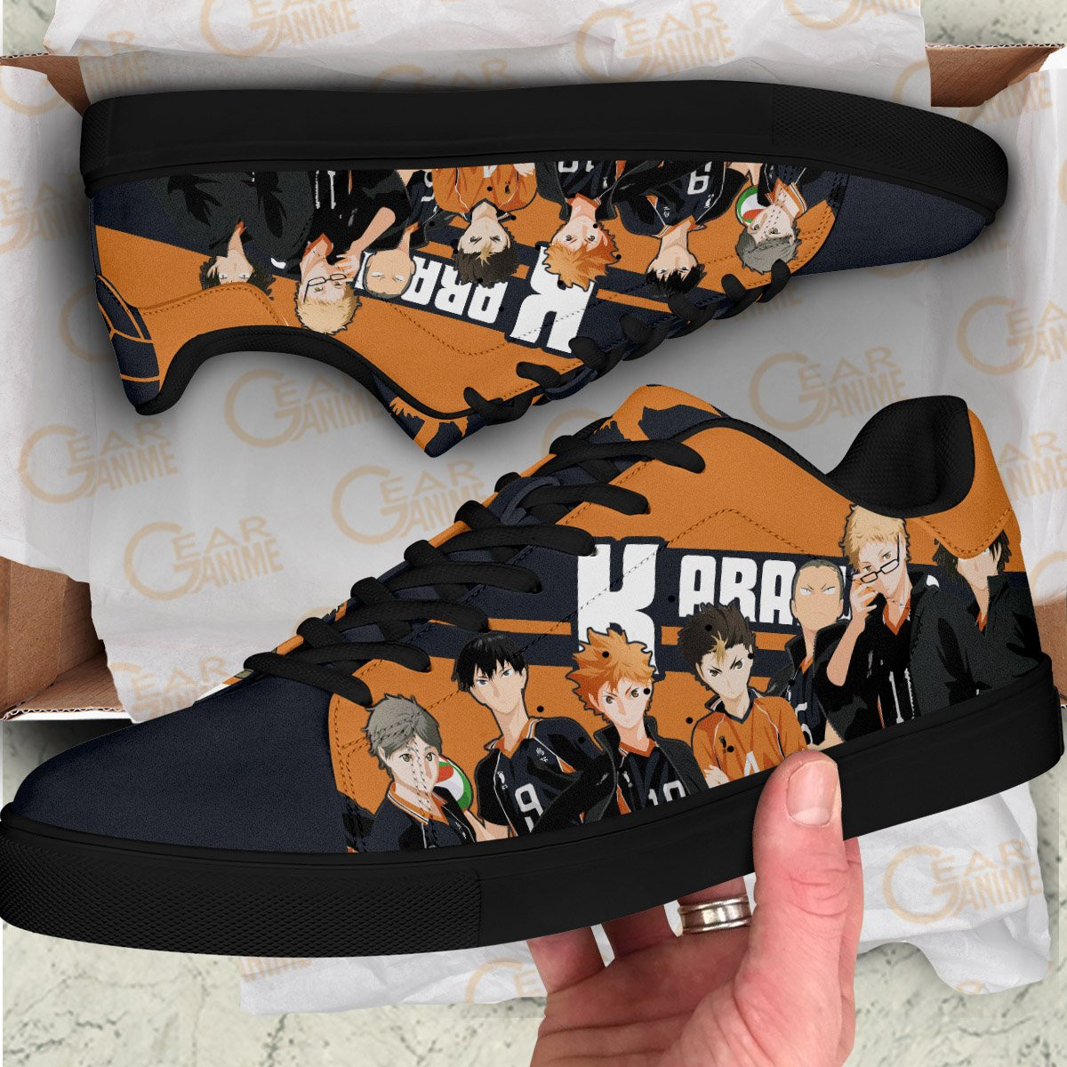Haikyu Karasuno Skate Shoes Haikyu!! Custom Anime Shoes