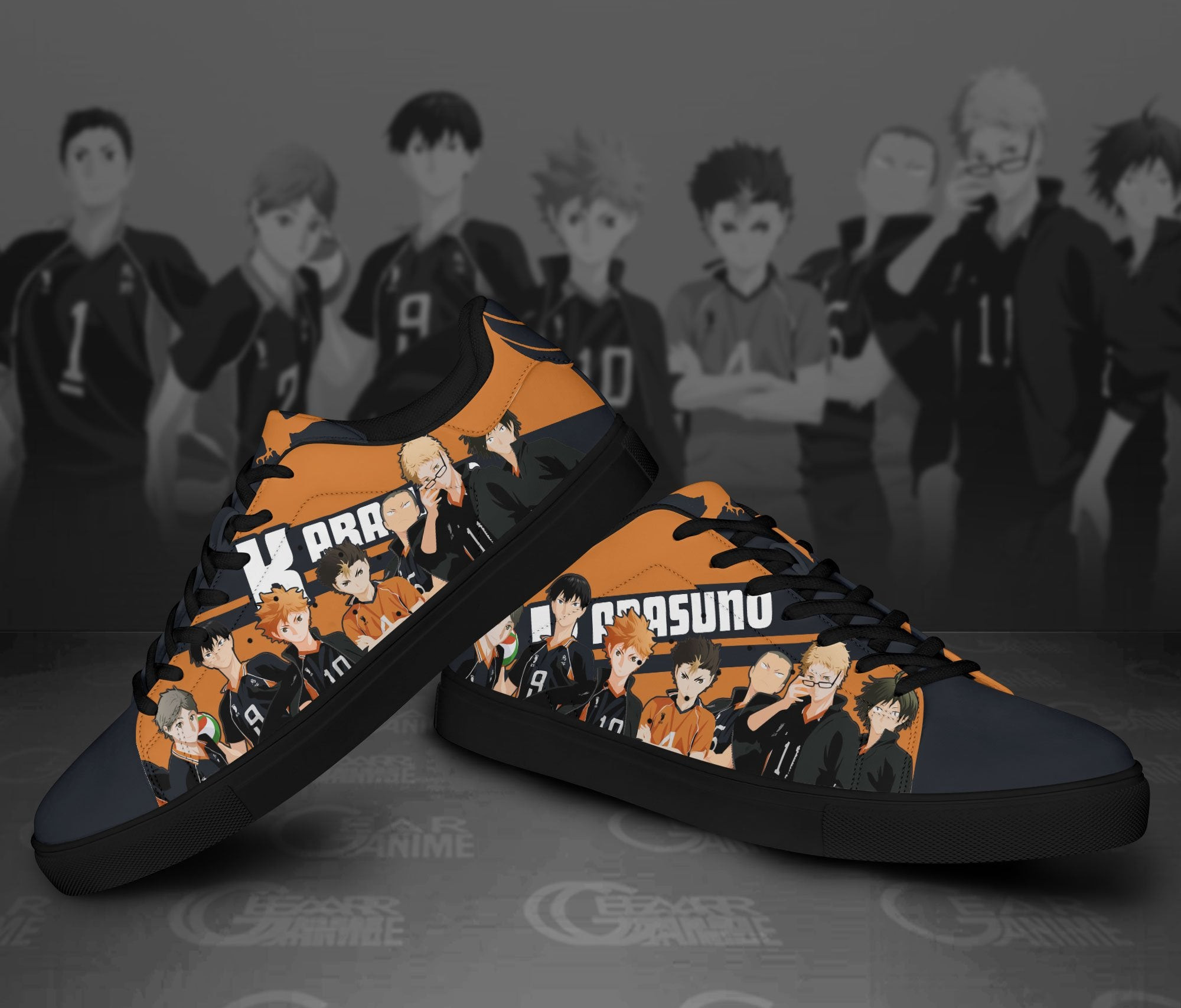 Haikyu Karasuno Skate Shoes Haikyu!! Custom Anime Shoes