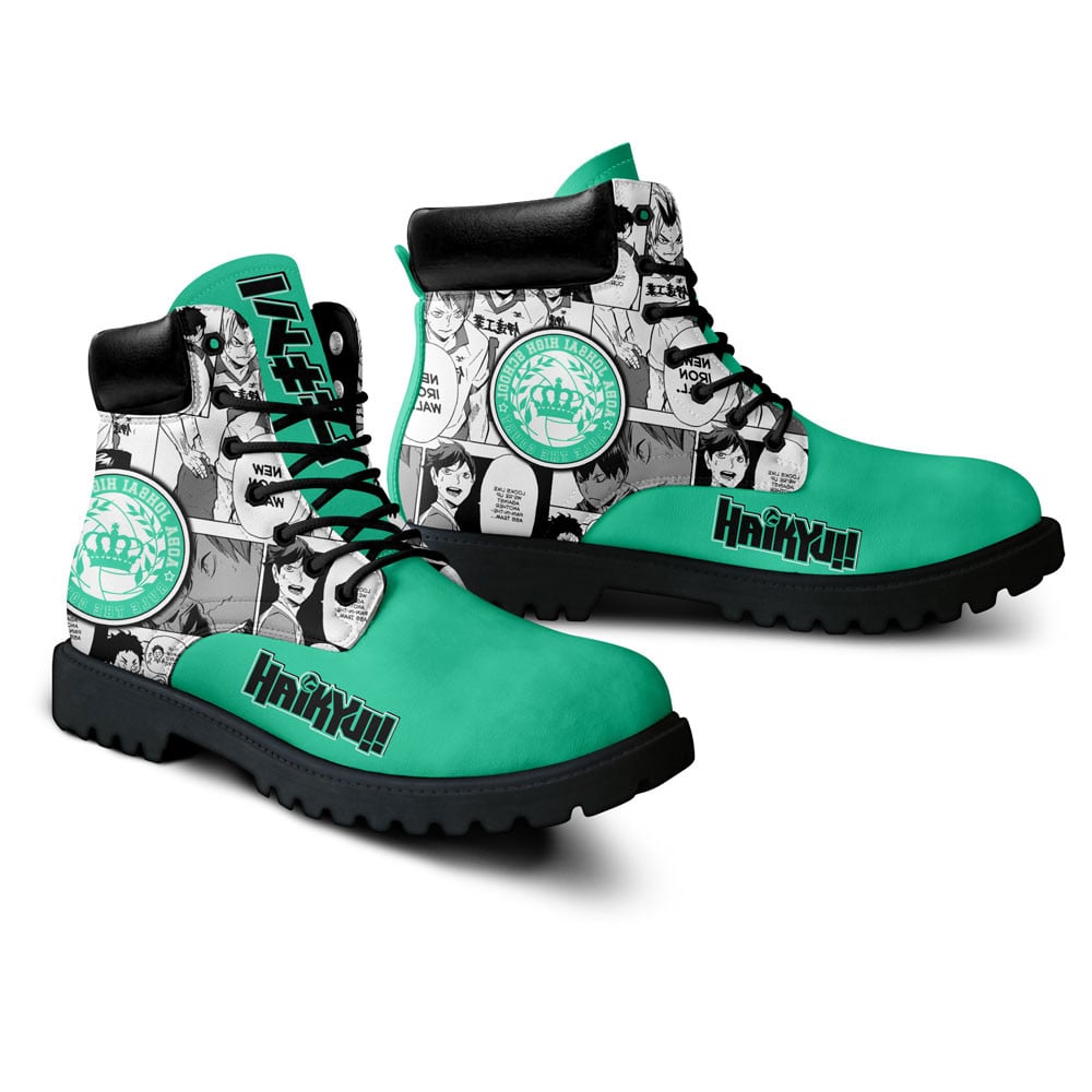 Haikyuu Aoba Johsai Boots Custom Manga Anime Shoes