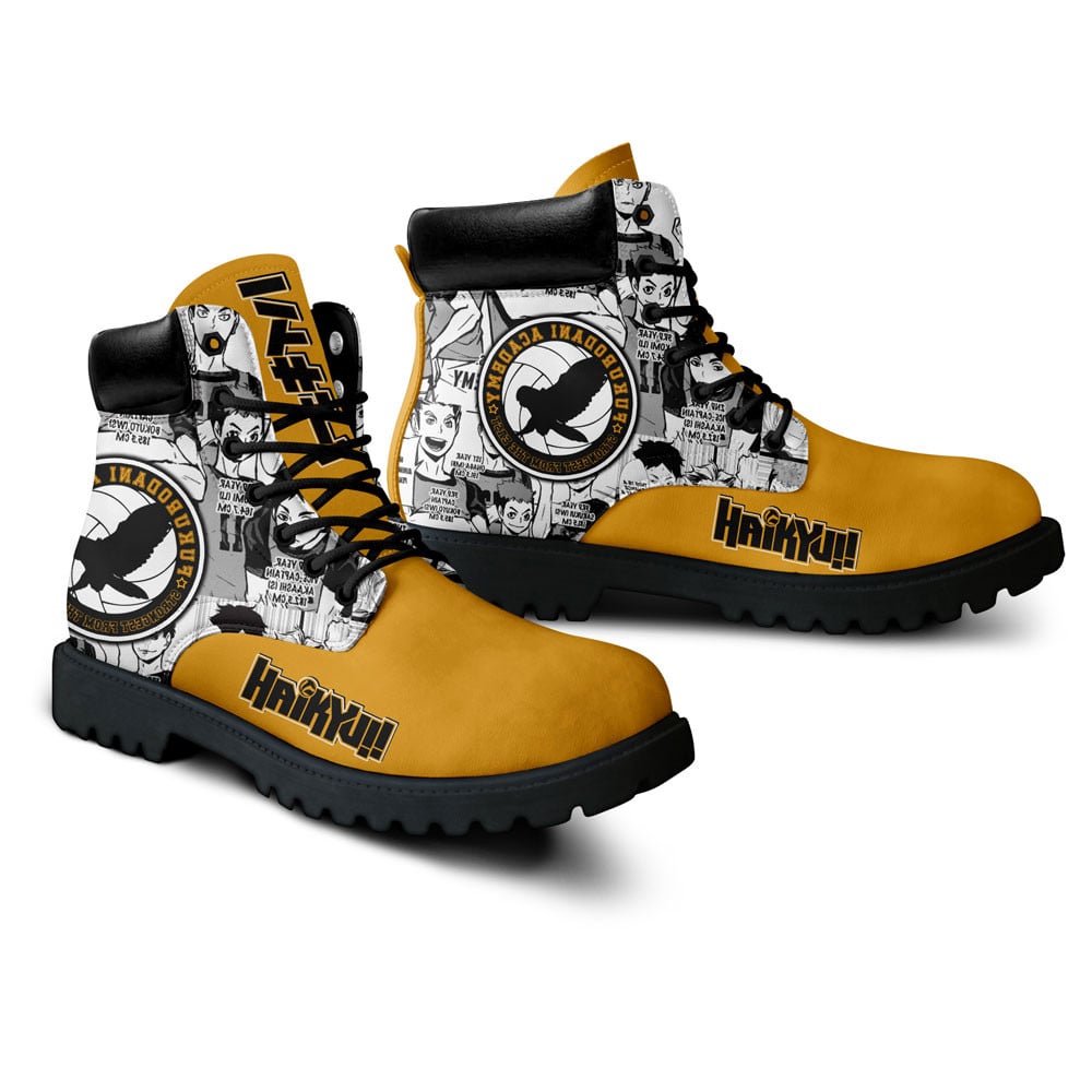 Haikyuu Fukurodani Boots Custom Manga Anime Shoes