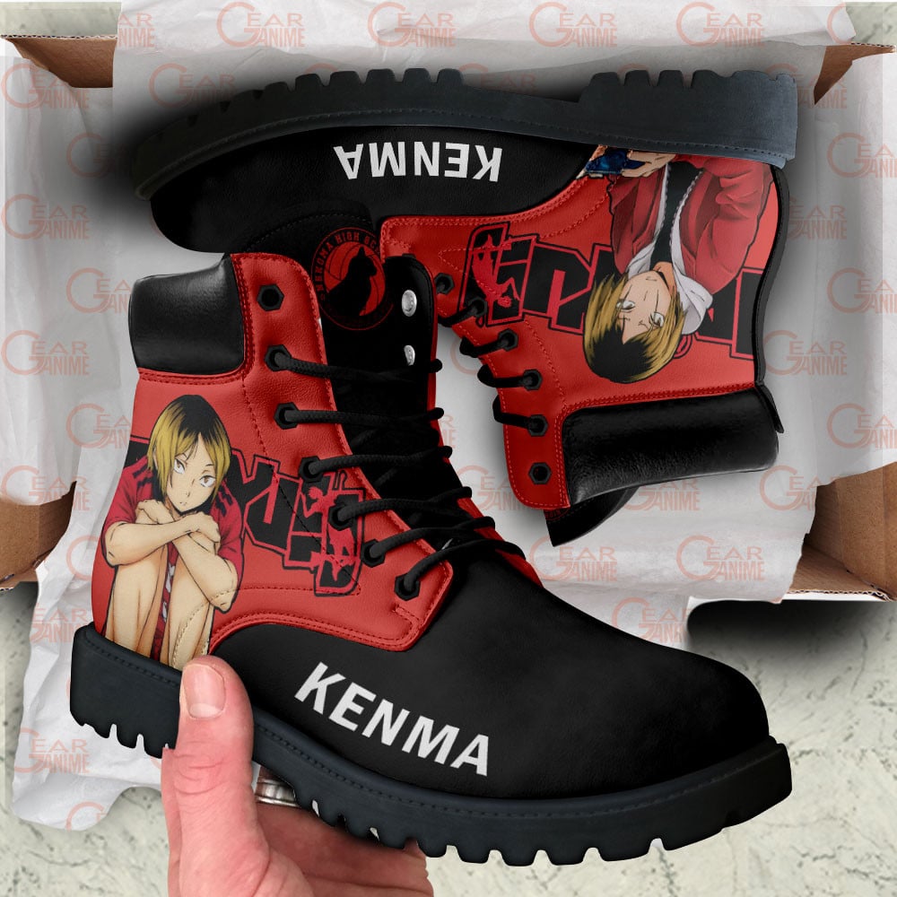 Haikyuu Kenma Kozume Boots Anime Custom Shoes Perfect Gift Idea
