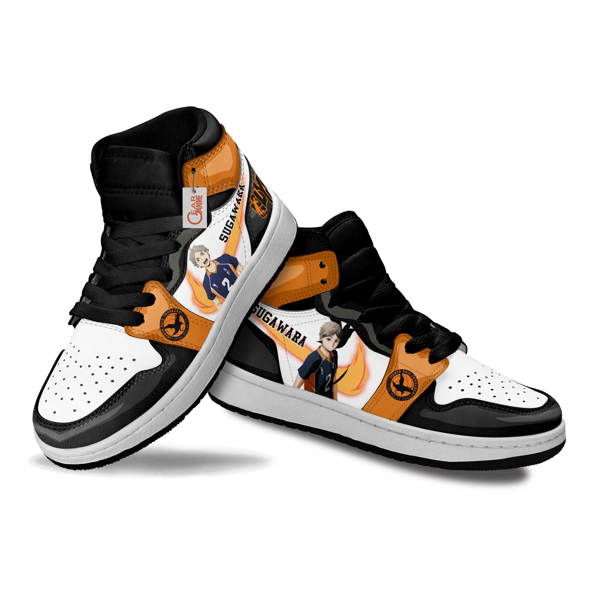 Haikyuu Koshi Sugawara Anime Custom Kids Sneakers