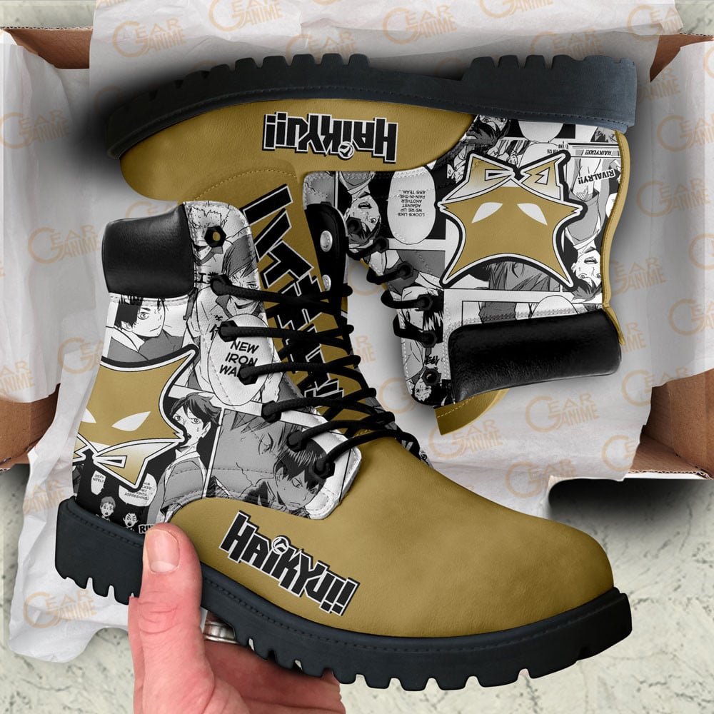Haikyuu MSBY Boots Custom Manga Anime Shoes