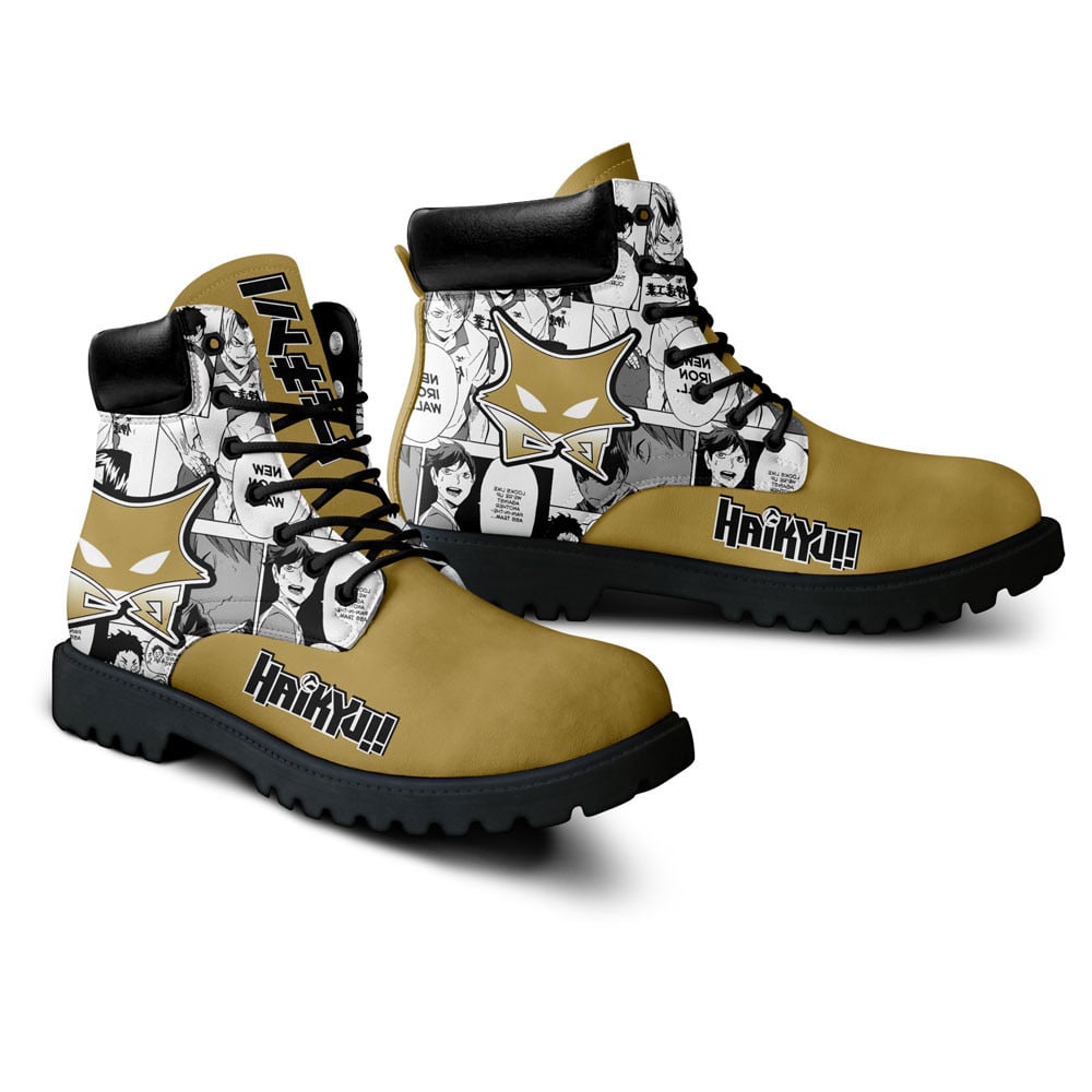 Haikyuu MSBY Boots Custom Manga Anime Shoes