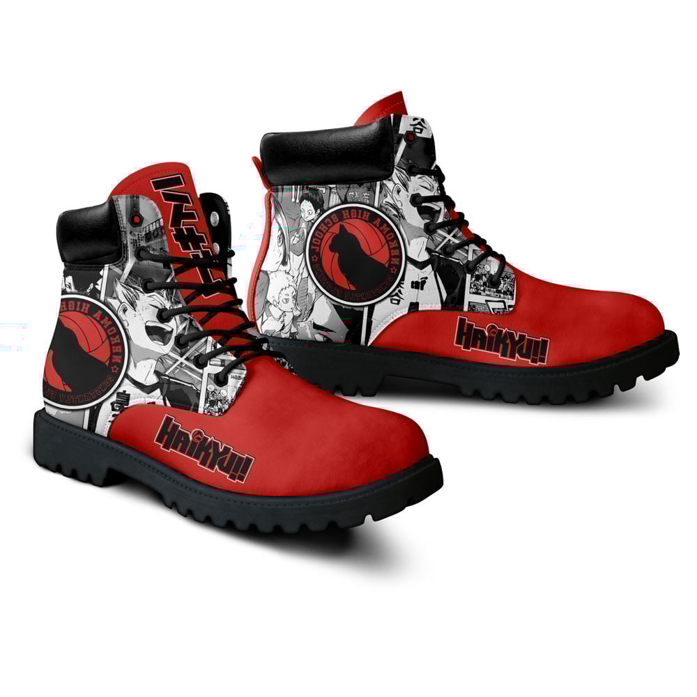 Haikyuu Nekoma Boots Custom Manga Anime Shoes