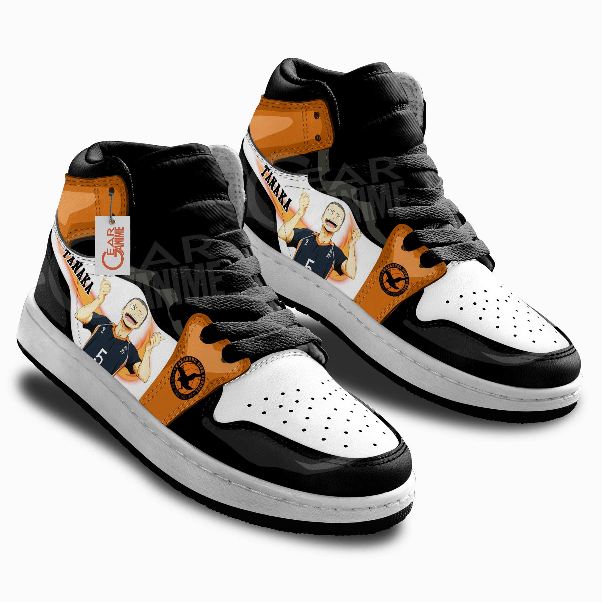 Haikyuu Ryunosuke Tanaka Anime Custom Kids Sneakers