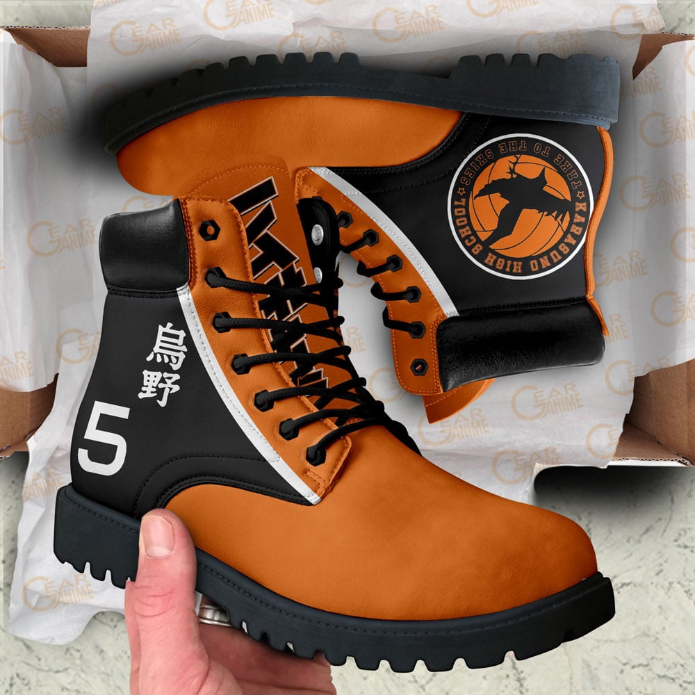 Haikyuu Ryunosuke Tanaka Boots Anime Custom Shoes Perfect Gift Idea