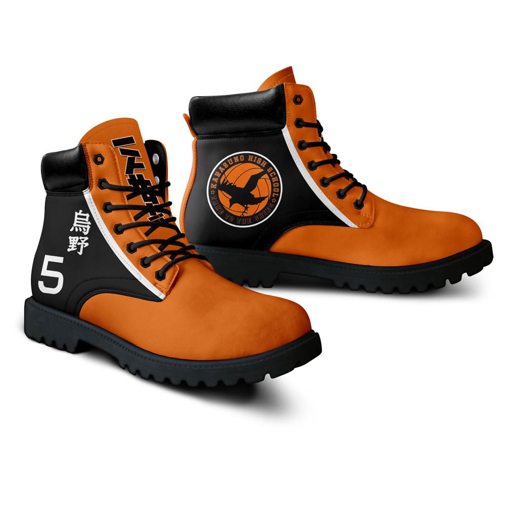 Haikyuu Ryunosuke Tanaka Boots Anime Custom Shoes Perfect Gift Idea