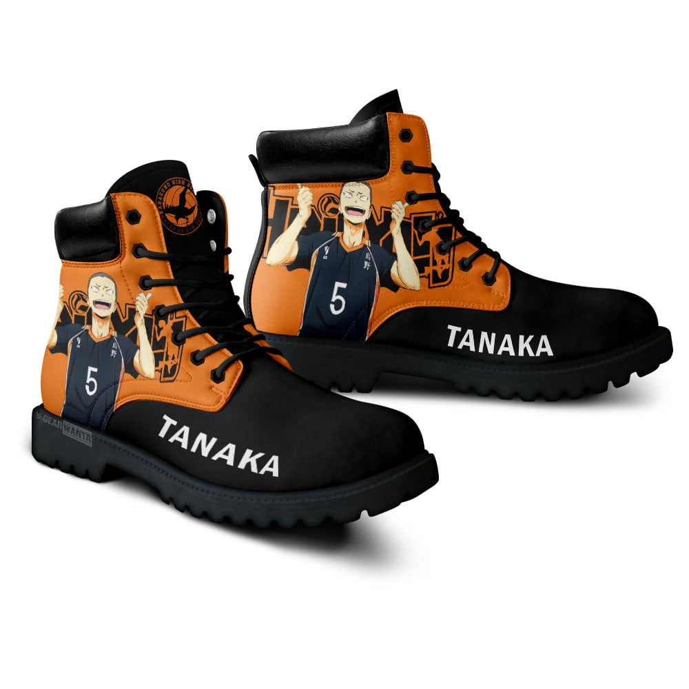 Haikyuu Ryunosuke Tanaka Boots Anime Custom Shoes