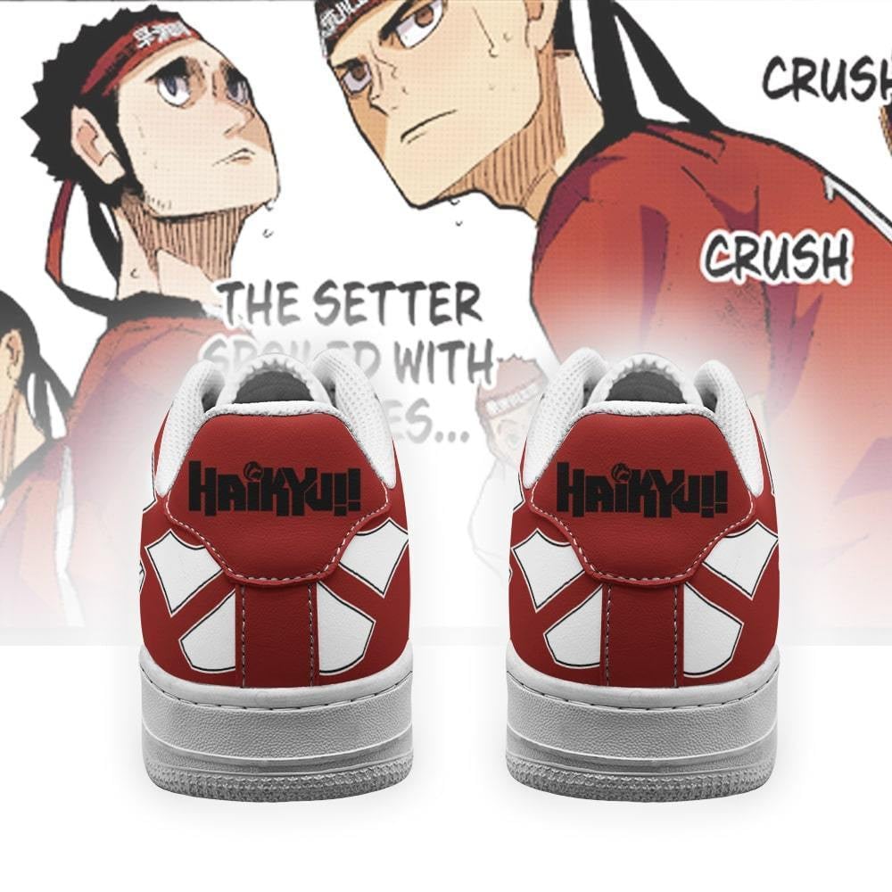 Haikyuu Sarukawa Tech High Sneakers Uniform Haikyuu Anime Shoes