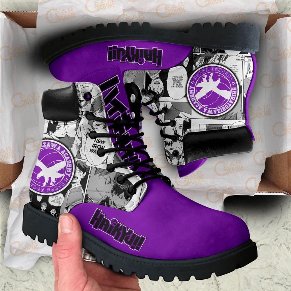 Haikyuu Shiratorizawa Boots Custom Manga Anime Shoes