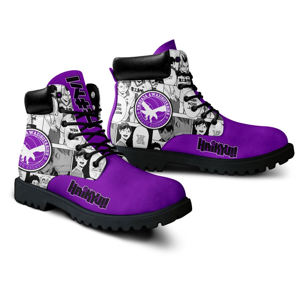 Haikyuu Shiratorizawa Boots Custom Manga Anime Shoes