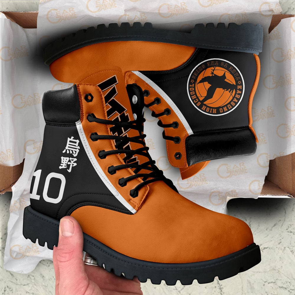 Haikyuu Shoyo Hinata Boots Anime Custom Shoes