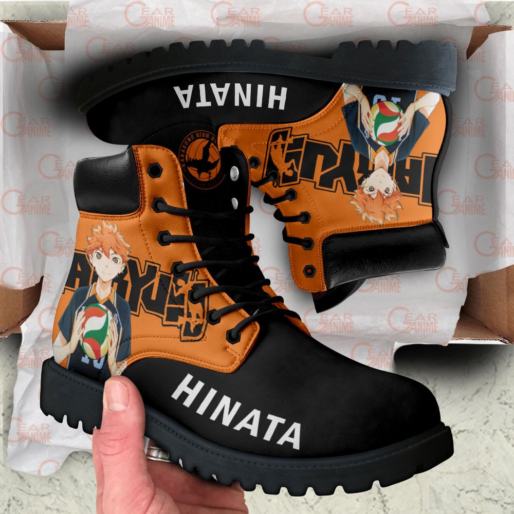 Haikyuu Shoyo Hinata Boots Anime Custom Shoes Great Gift