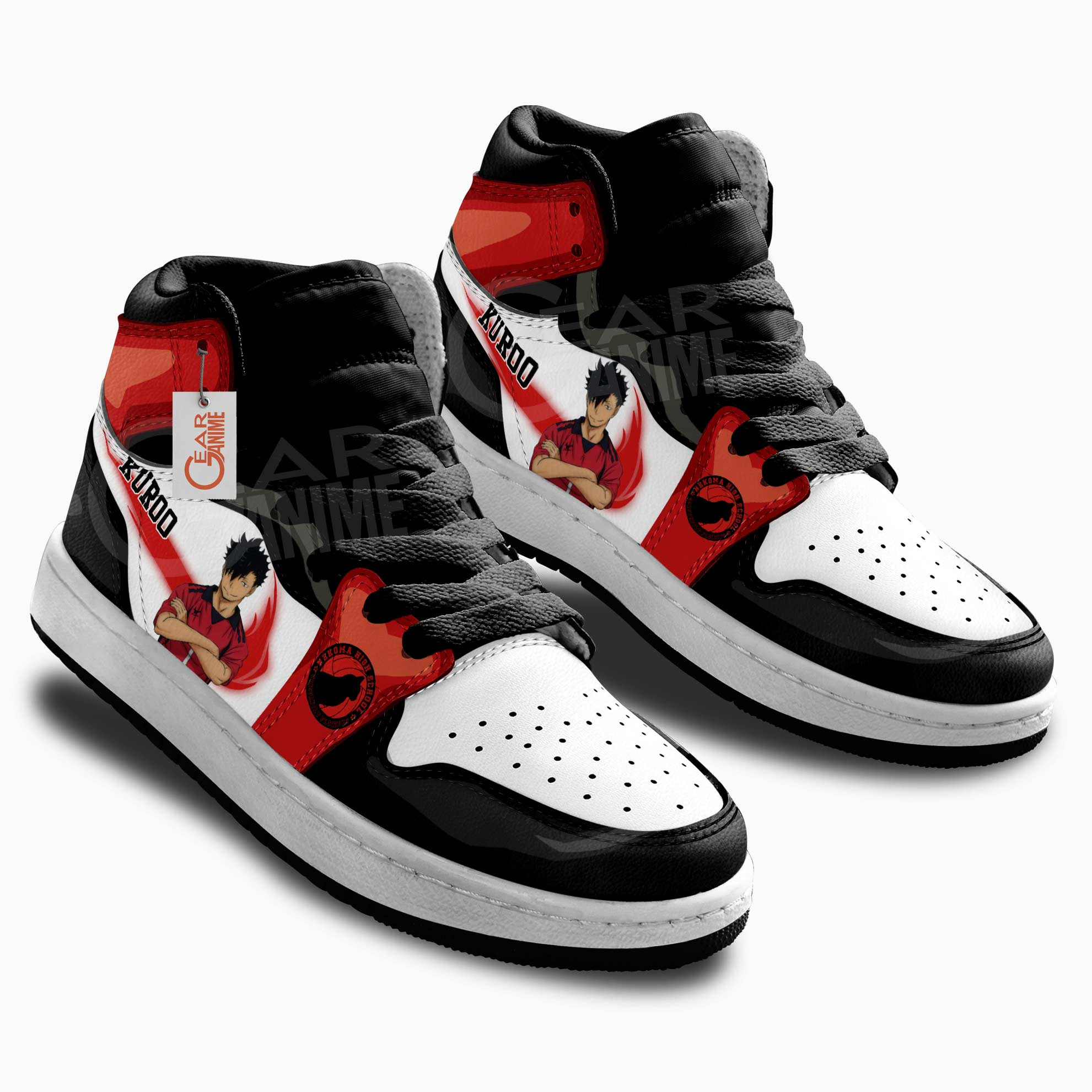 Haikyuu Tetsuro Kuroo Anime Custom Kids Sneakers