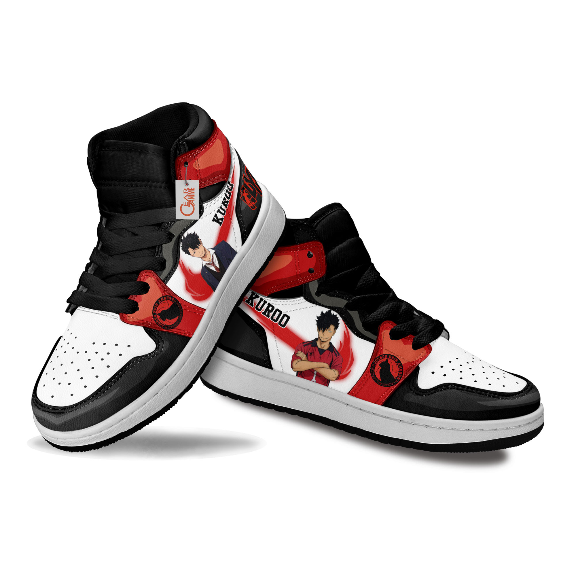 Haikyuu Tetsuro Kuroo Anime Custom Kids Sneakers