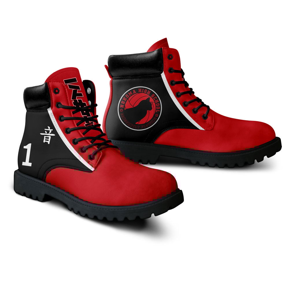 Haikyuu Tetsuro Kuroo Boots Anime Custom Shoes