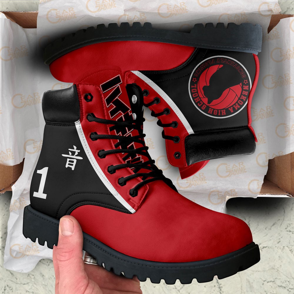 Haikyuu Tetsuro Kuroo Boots Anime Custom Shoes
