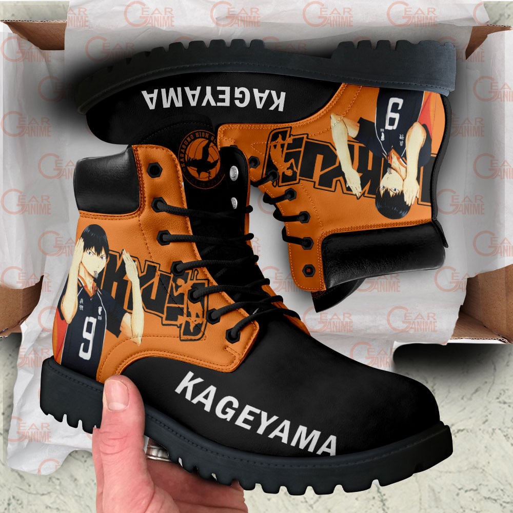Haikyuu Tobio Kageyama Boots Anime Custom Shoes