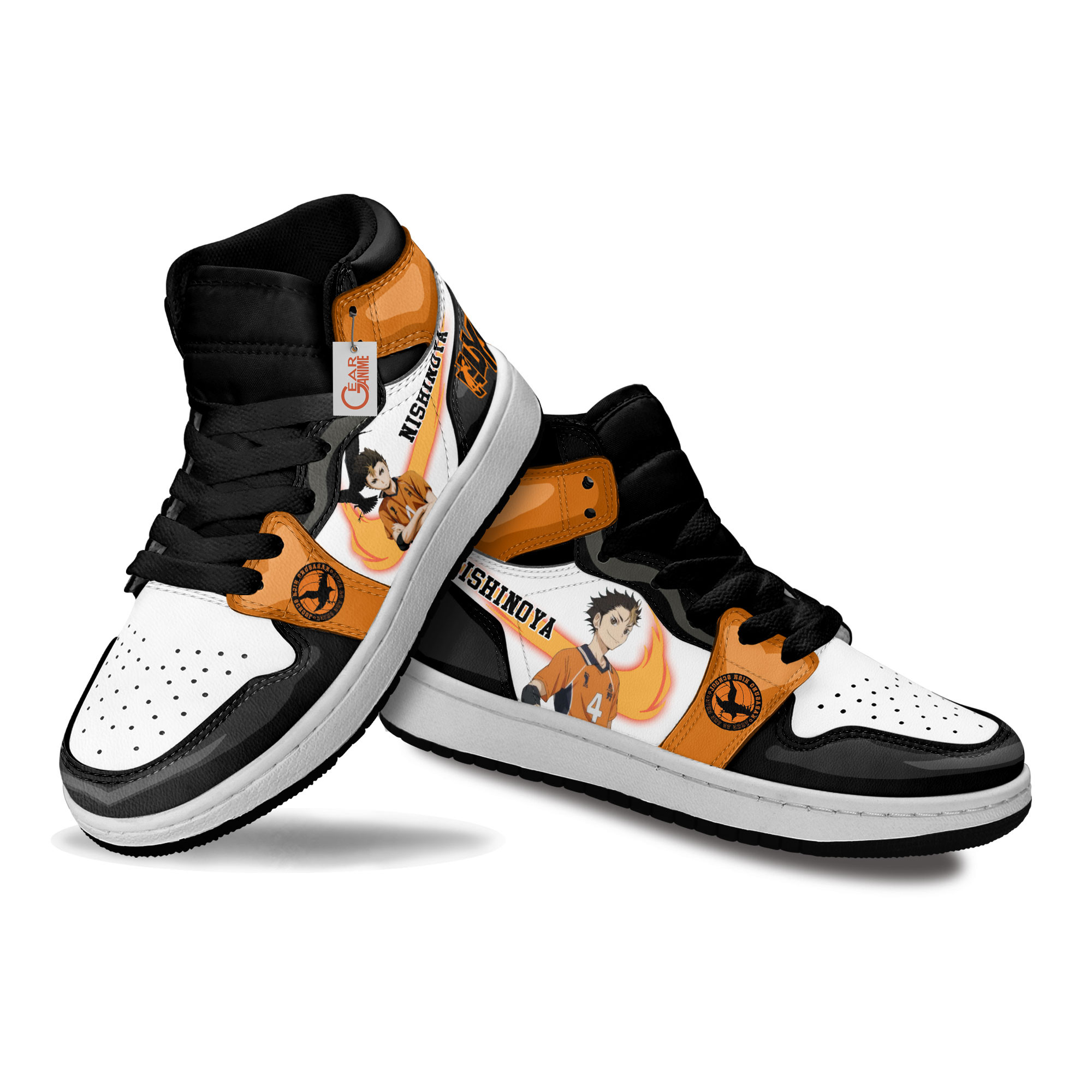 Haikyuu Yu Nishinoya Anime Custom Kids Sneakers