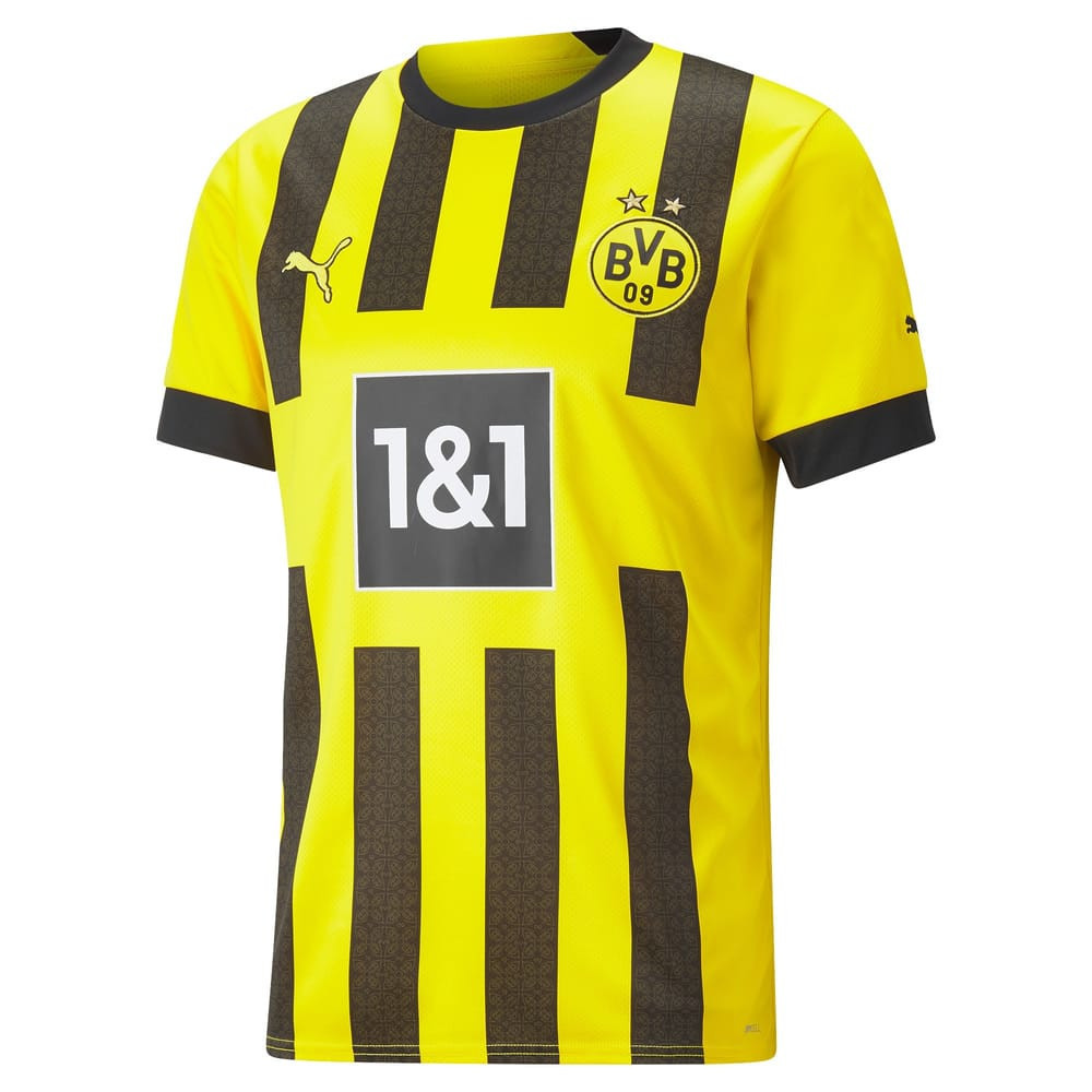 Haller 9 Borussia Dortmund Men 2022/23 Home Player Soccer Jersey – Yellow