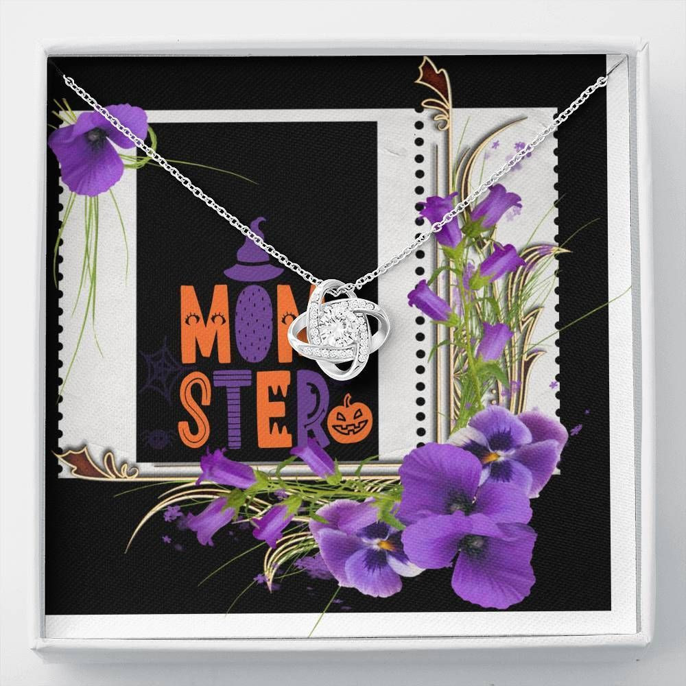 Halloween Gift For Mom Love Knot Necklace Mom Ster