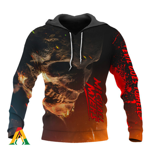 Halloween Michael Myers Evil Goes To Hell Hoodie