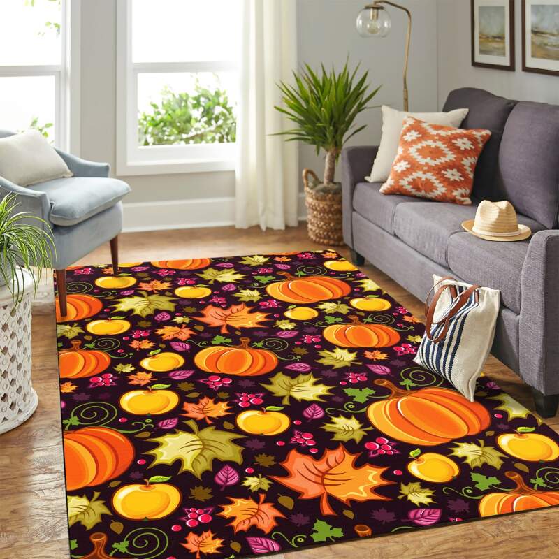 Halloween Pumpkin Carpet Rectangle Rug