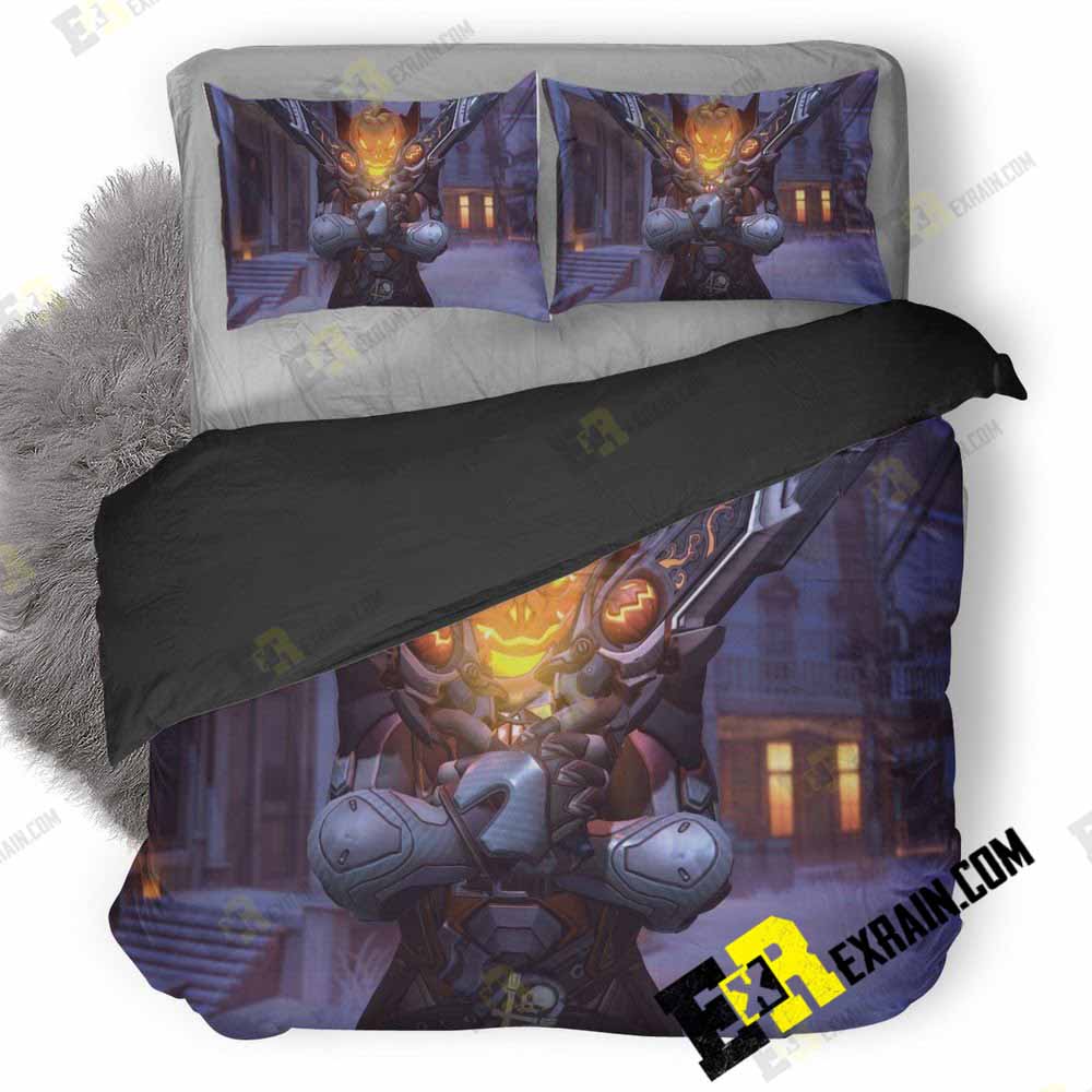 Halloween Reaper Overwatch Img 3D Customized Duvet Cover Bedding Set