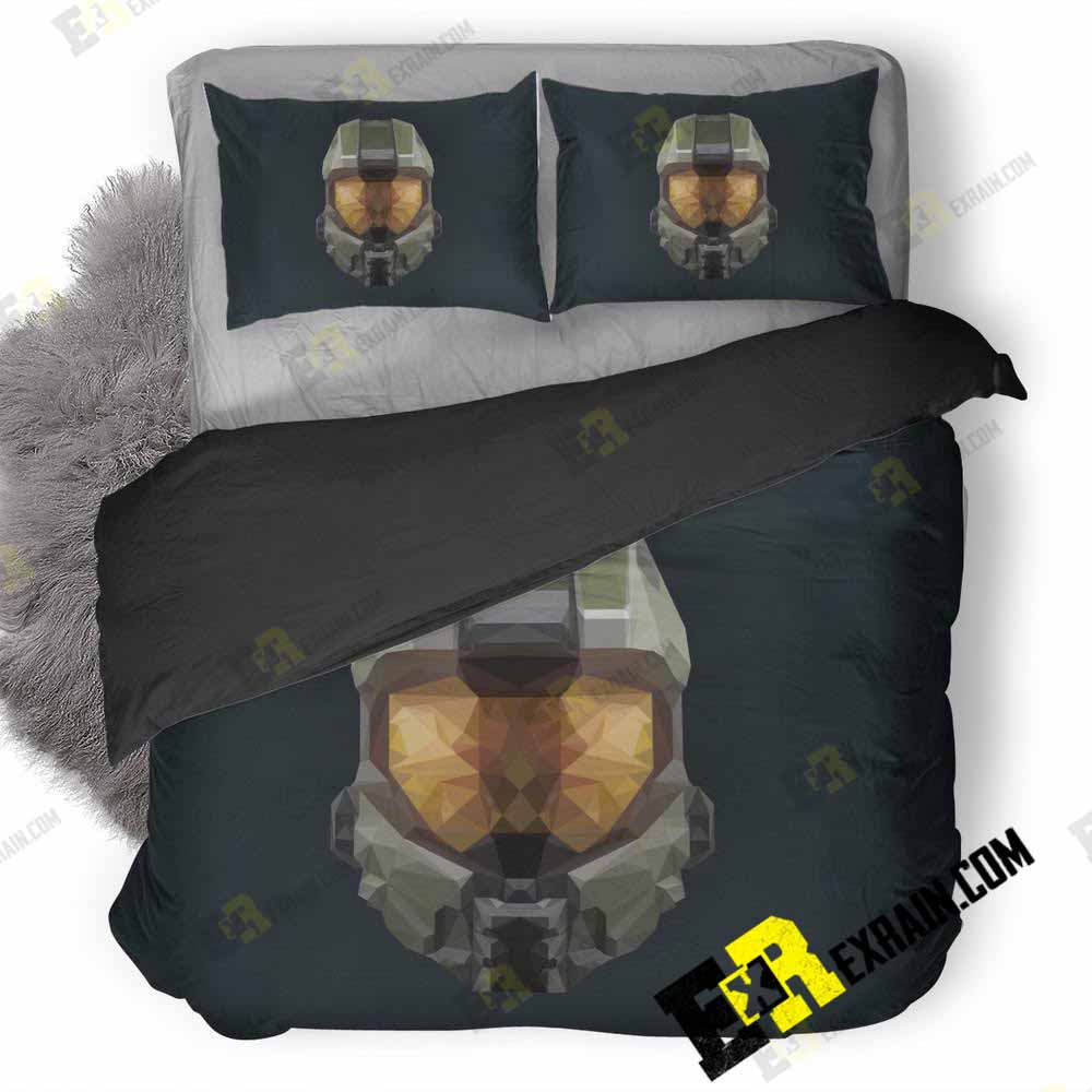 Halo Infinite Master Chief R6 3D Customized Duvet Cover Bedding Set