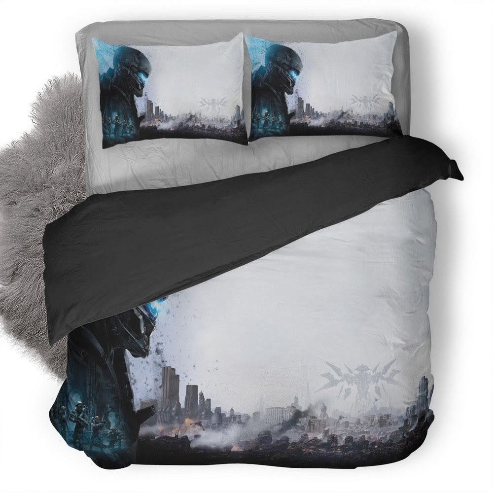Halo Locke 3D Customized Duvet Cover Bedding Set