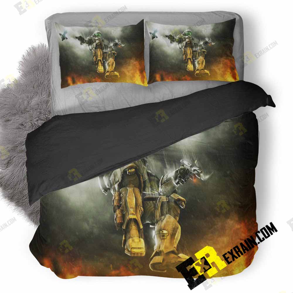 Halo Odst W0 3D Customized Duvet Cover Bedding Set