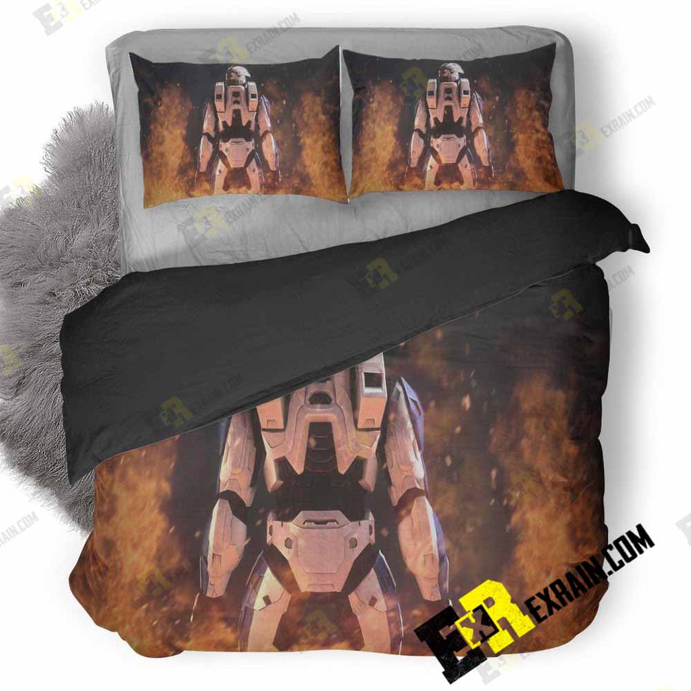 Halo Spartan Concept Art 3B 3D Customized Duvet Cover Bedding Set