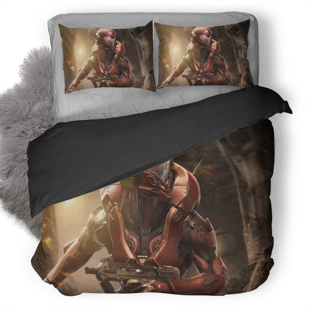 Halo Vale 3D Customized Duvet Cover Bedding Set